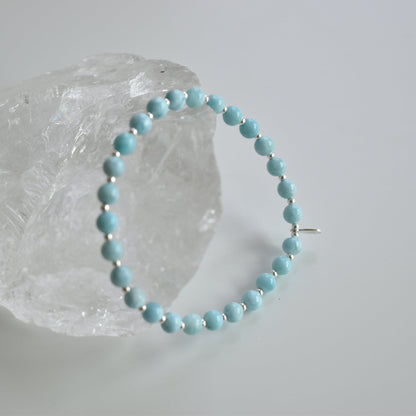 Larimar Bracelet 5mm