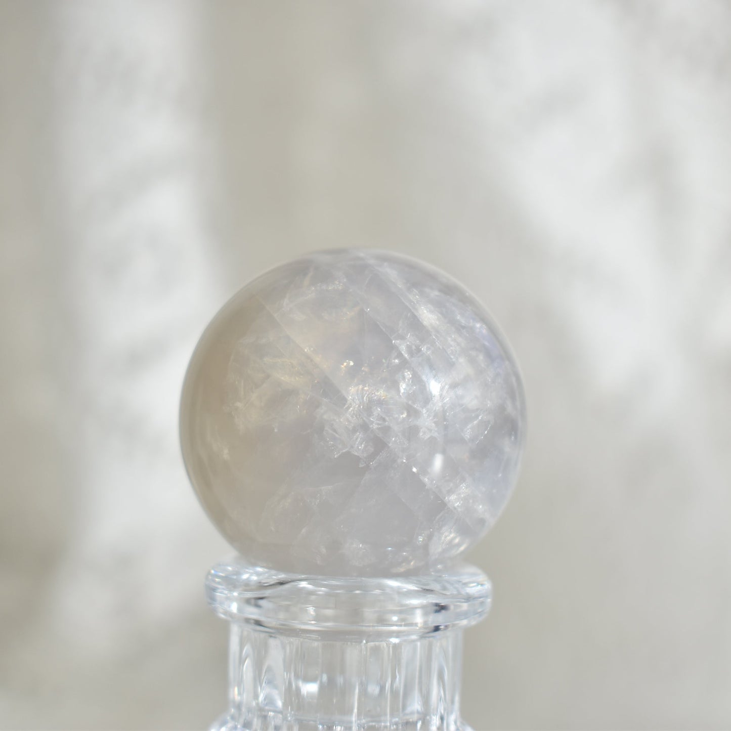 Blue Rose Quartz Sphere 4.3cm #3