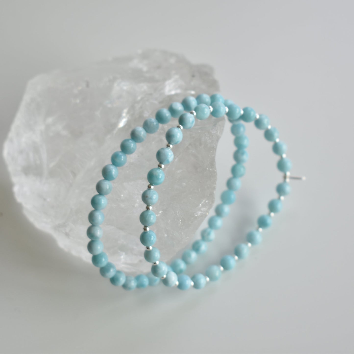 Larimar Bracelet 5mm