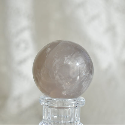 Blue Rose Quartz Sphere 4.7cm #2