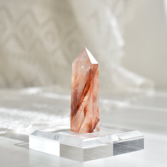 Fire (Hematoid) Quartz Point #3