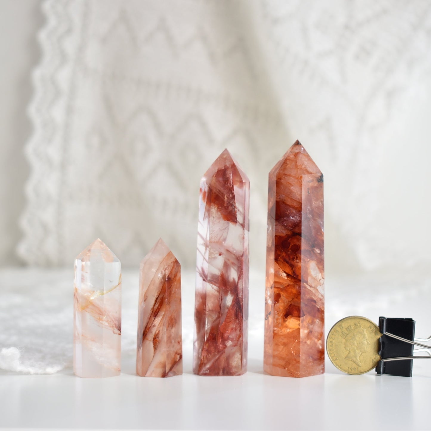 Fire (Hematoid) Quartz Point #1