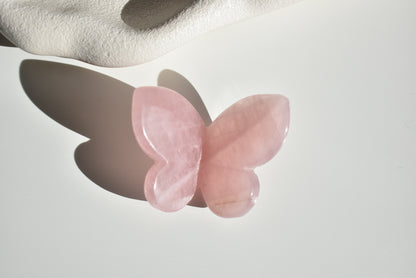 Rose Quartz Butterfly