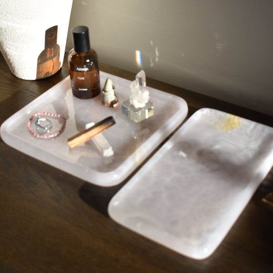 Pink Jade Marble Tray