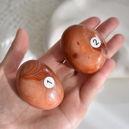 Carnelian Palm Stone #2