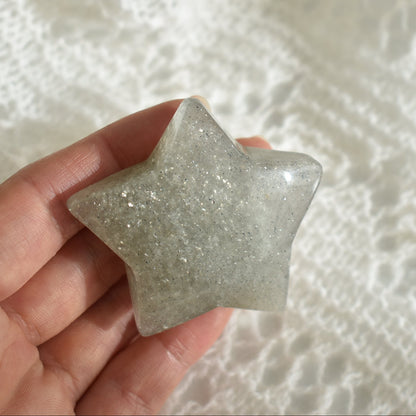 Sage Mica Star Carving