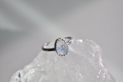 Dumortierite Sterling Sliver Ring Adjustable #1