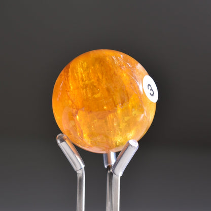 Golden Rainbow Fluorite Sphere #3