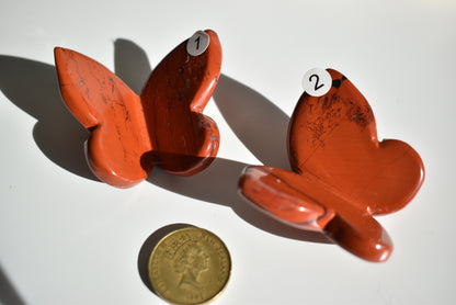 Red Jasper Butterfly
