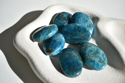 Blue Apatite Palm Stone