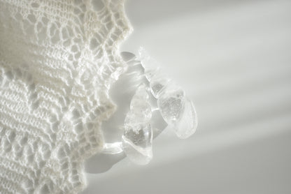 Clear Quartz Seashell (long)