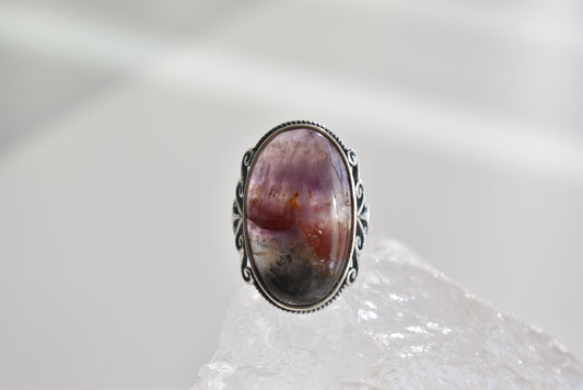Auralite 23 Sterling Silver Ring Adjustable