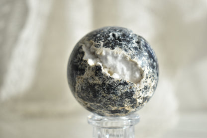 Sugar druzy Ocean Jasper Sphere 6.2cm