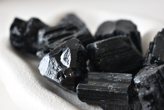 High Grade Black Tourmaline Small Raw