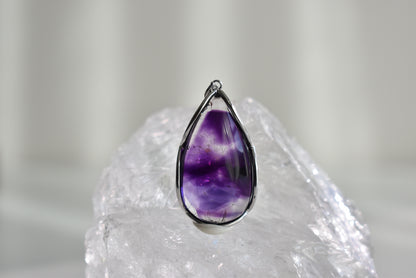 Super Seven Sterling Sliver Pendant (L)