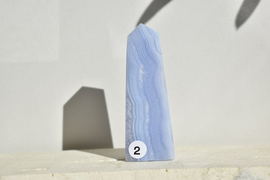Blue Lace Agate Point #2