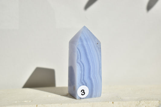 Blue Lace Agate Point #3