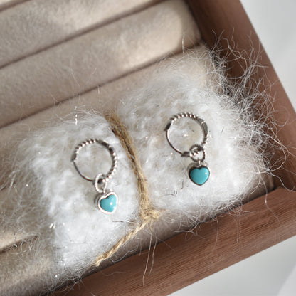 Turquoise Sterling Sliver Drop Earring