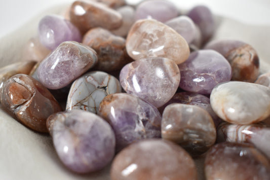 Amethyst Druzy Agate Tumbles