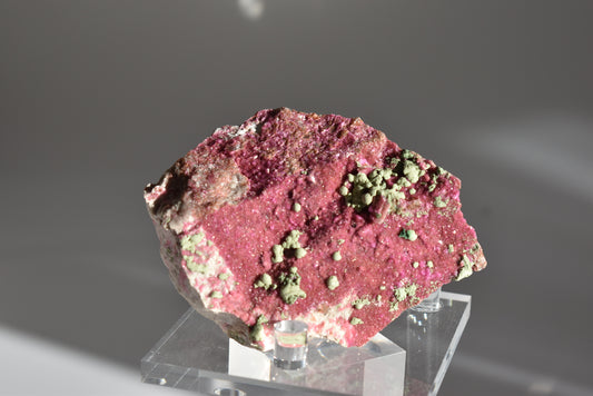 Cobaltoan Calcite with Malachite 313g
