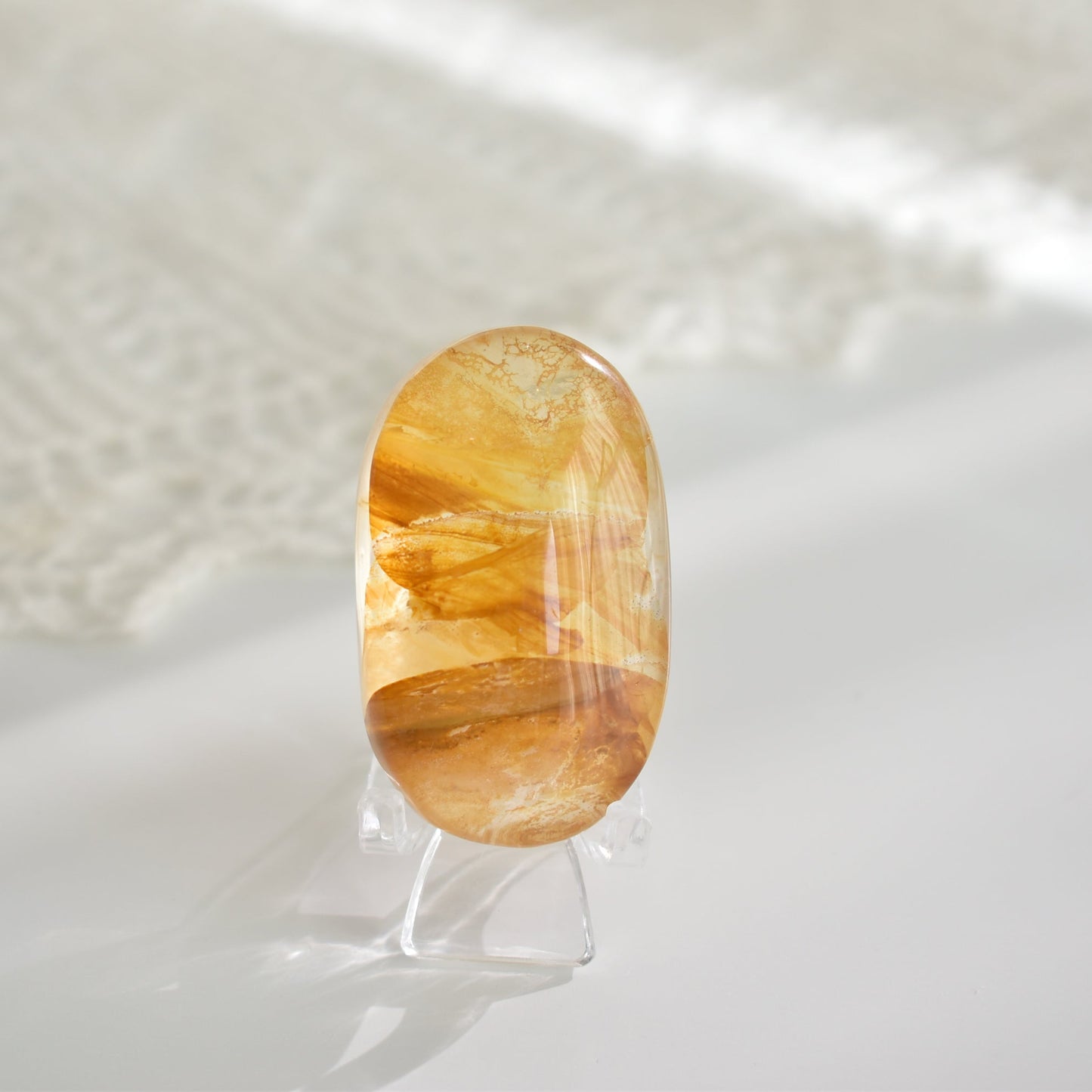 Golden Healer Palm Stone #5
