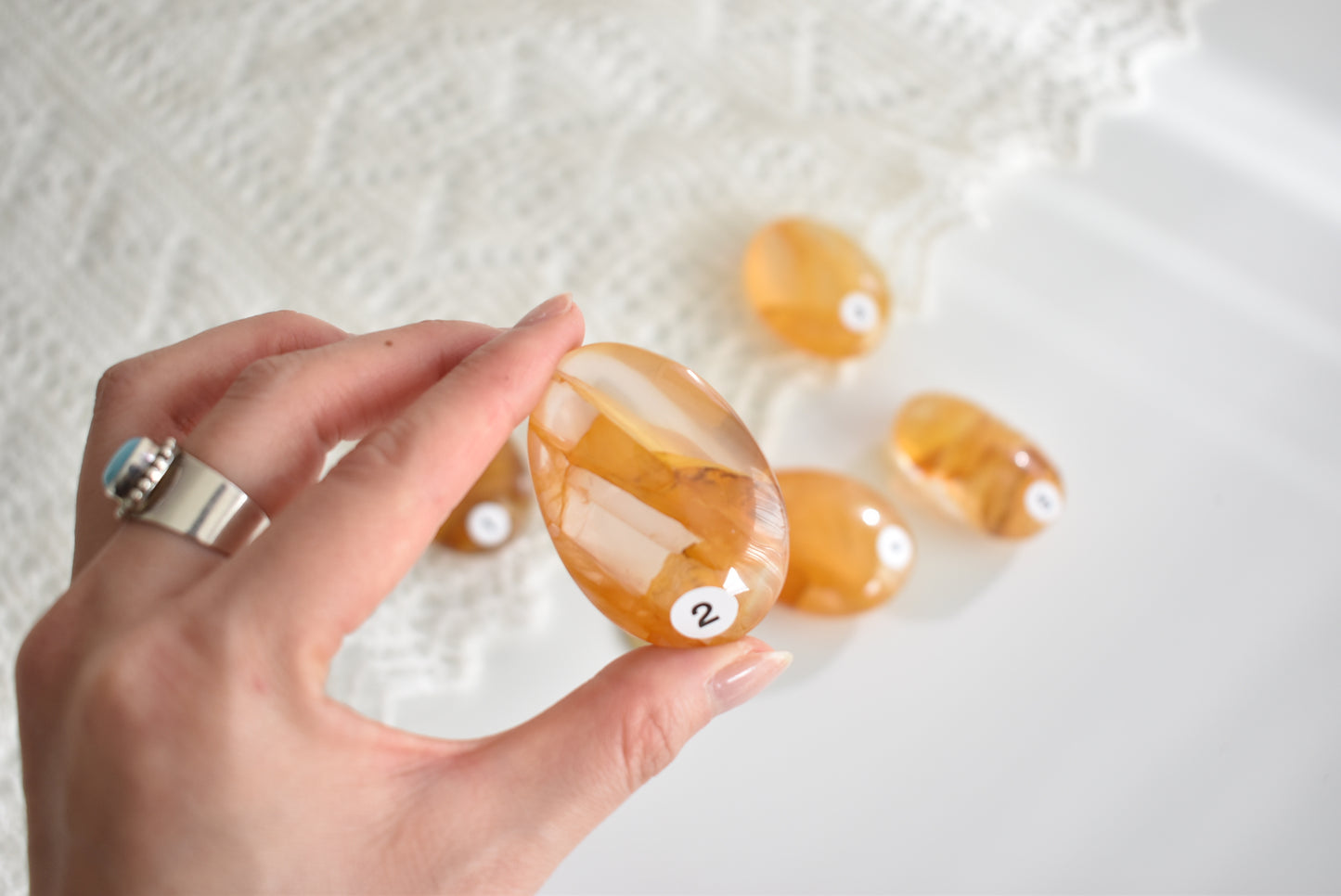 High Grade Golden Healer Palm Stone #2