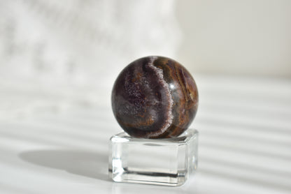 Aurora Fluorite Sphere 3.4cm (UV Reactive)