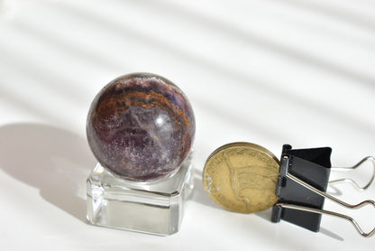 Aurora Fluorite Sphere 3.4cm (UV Reactive)