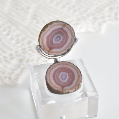 Zhanguo Agate Geodes with Customised stand #3