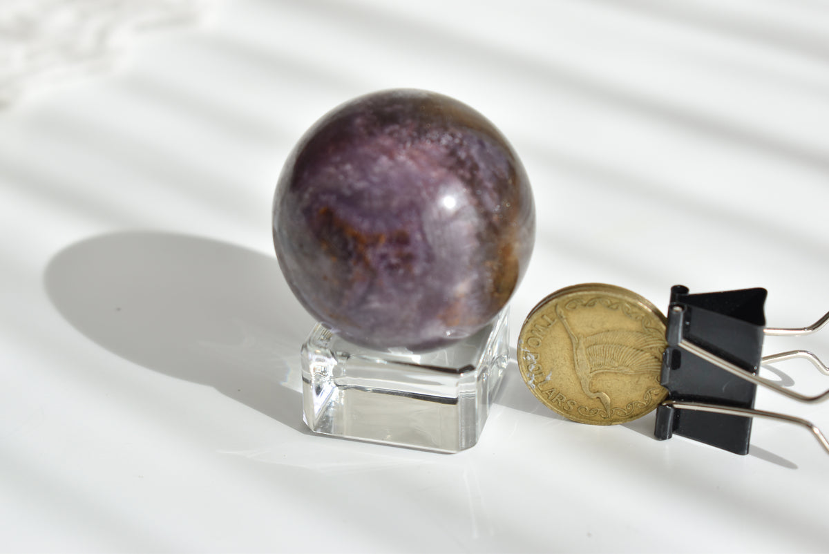 Aurora Fluorite Sphere 4.3cm (UV Reactive)