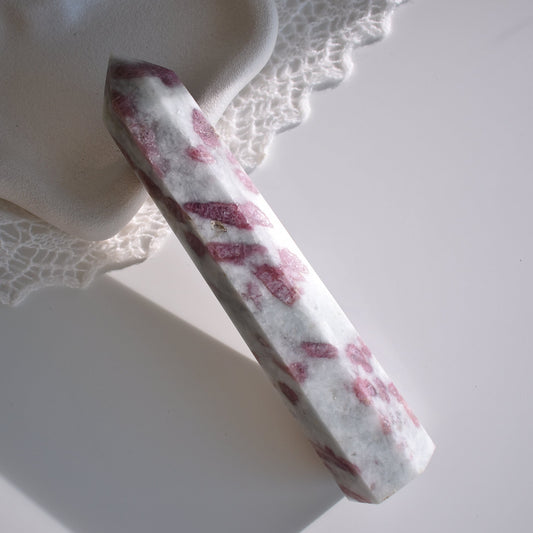 Pink tourmaline tower  672g