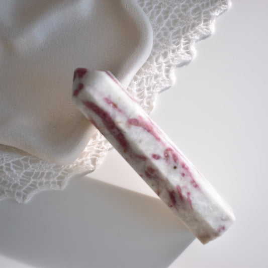 Pink tourmaline tower 453g