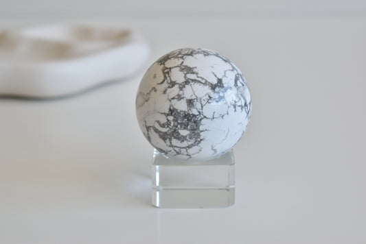 55mm Howlite Sphere #3