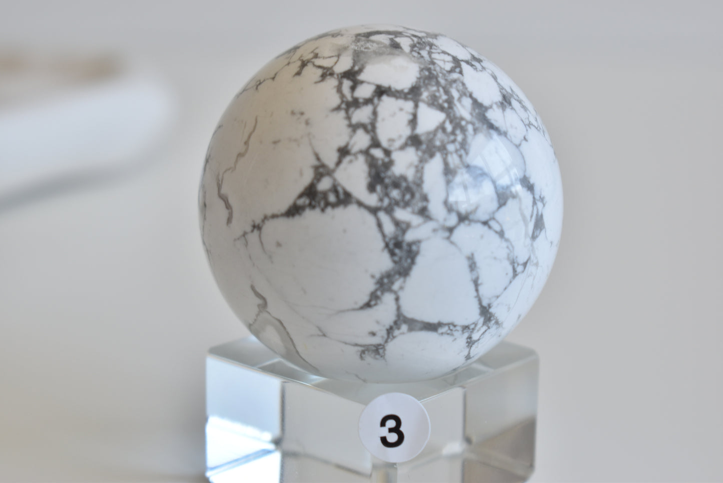 55mm Howlite Sphere #3