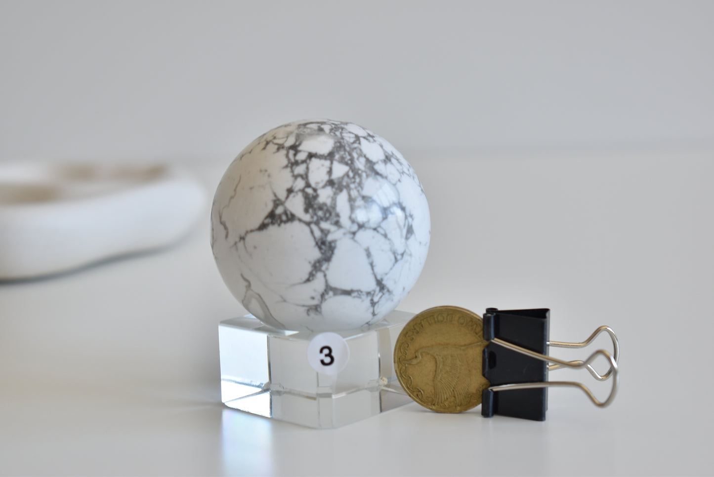 55mm Howlite Sphere #3