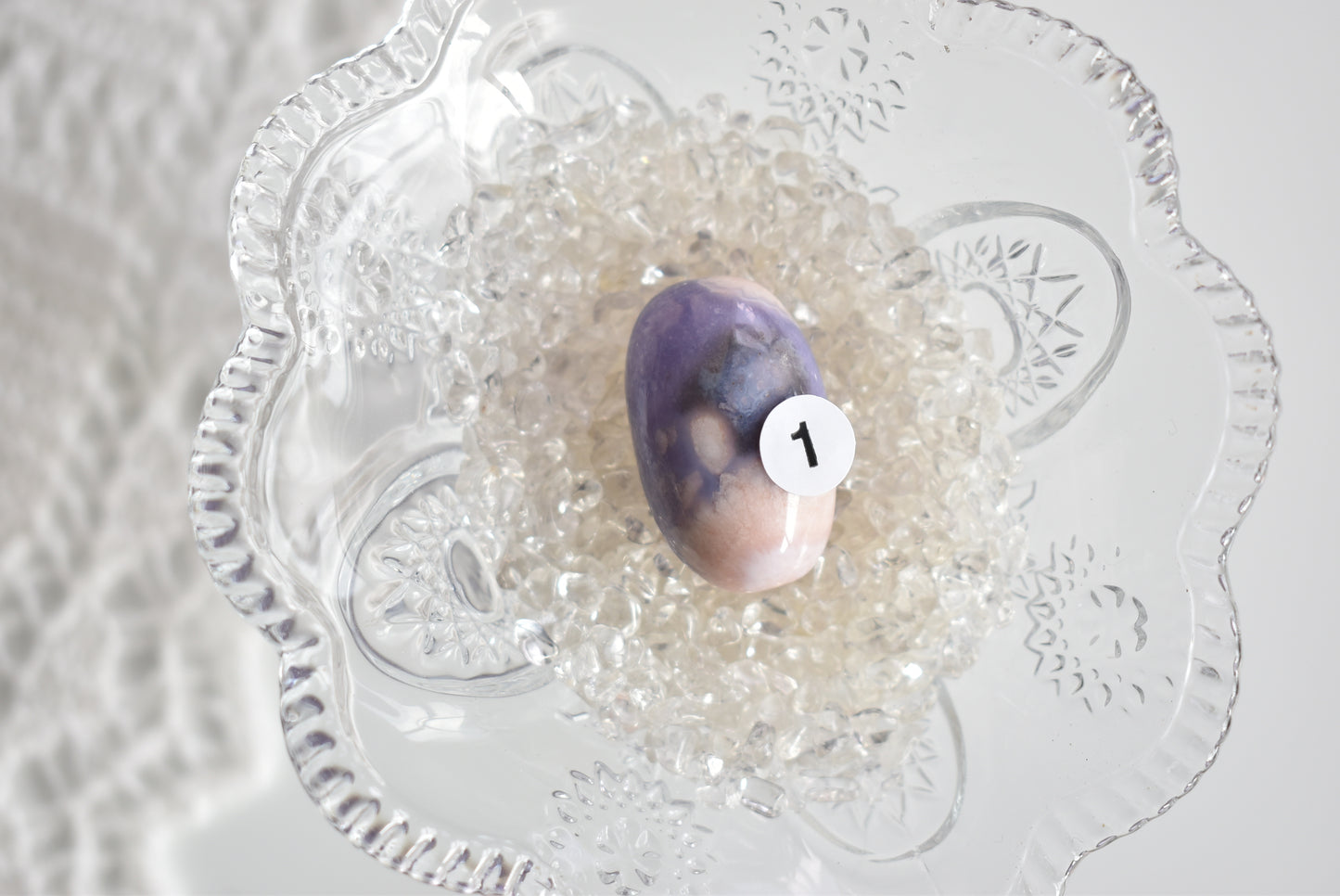 Blue Flower Agate Shiva #1