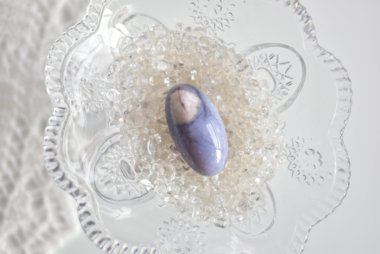 Blue Flower Agate Shiva #2