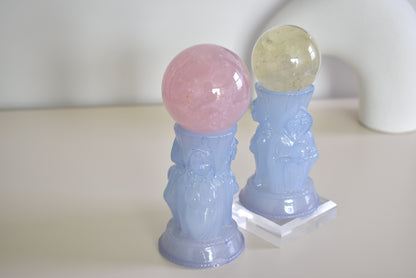Resin Witch Crystal Sphere Holder
