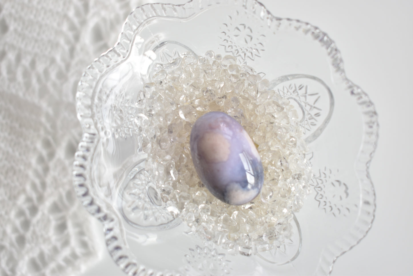 Blue Flower Agate Shiva #3