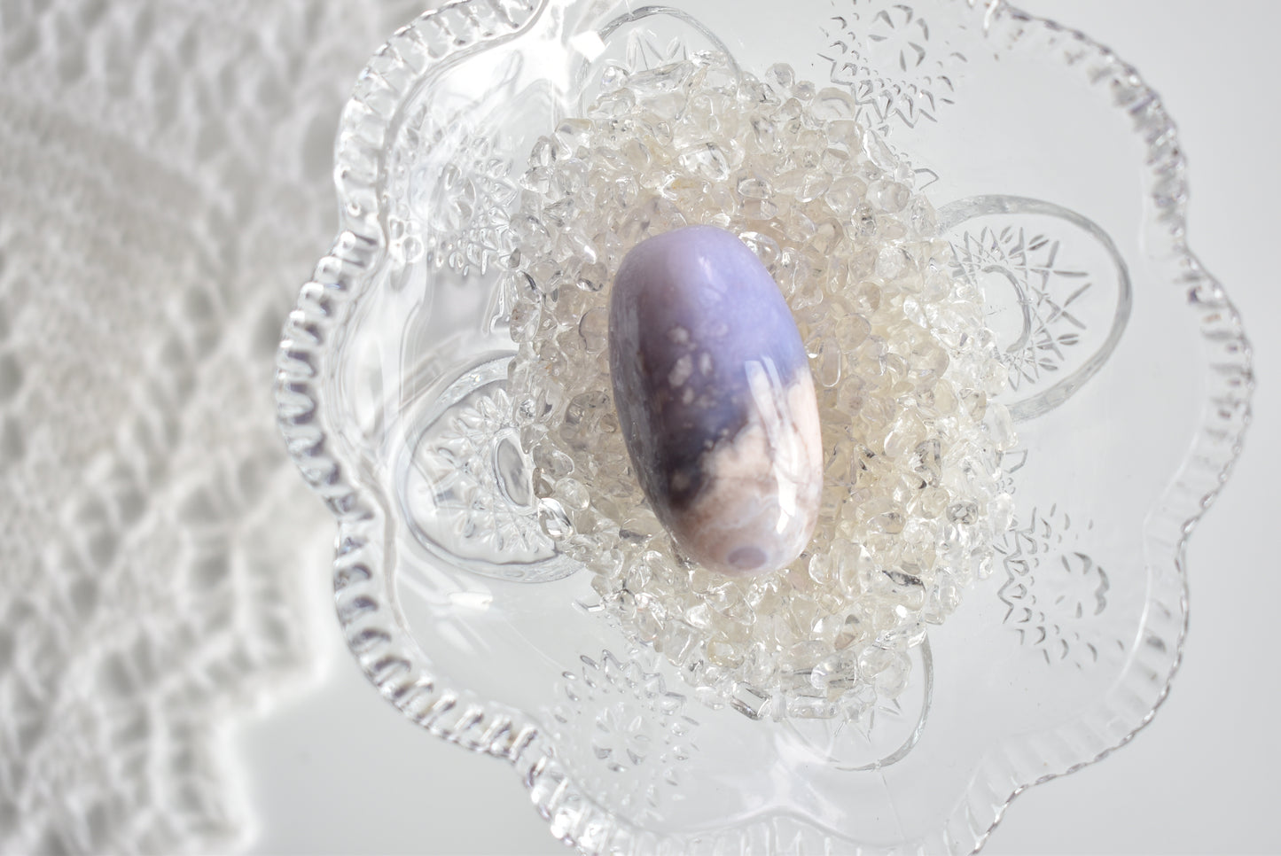 Blue Flower Agate Shiva #4