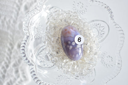 Blue Flower Agate Shiva #6