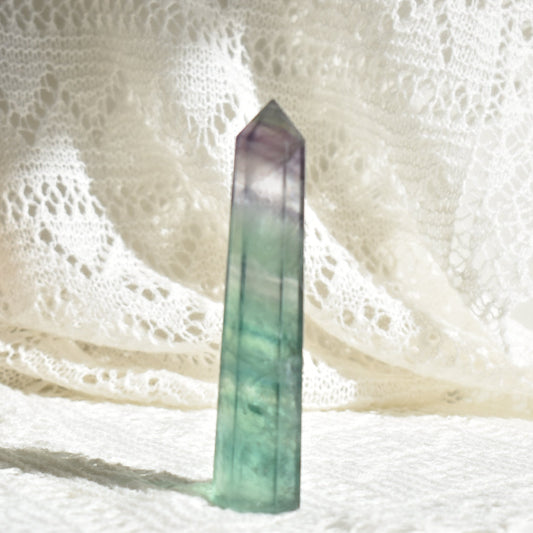 Fluorite Point (small chipped tip)