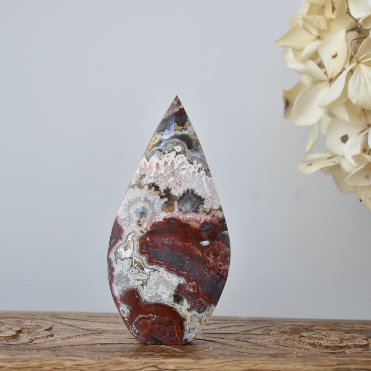 Mexican Crazy Lace Agate Flame #4