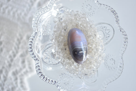 Blue Flower Agate Shiva #7