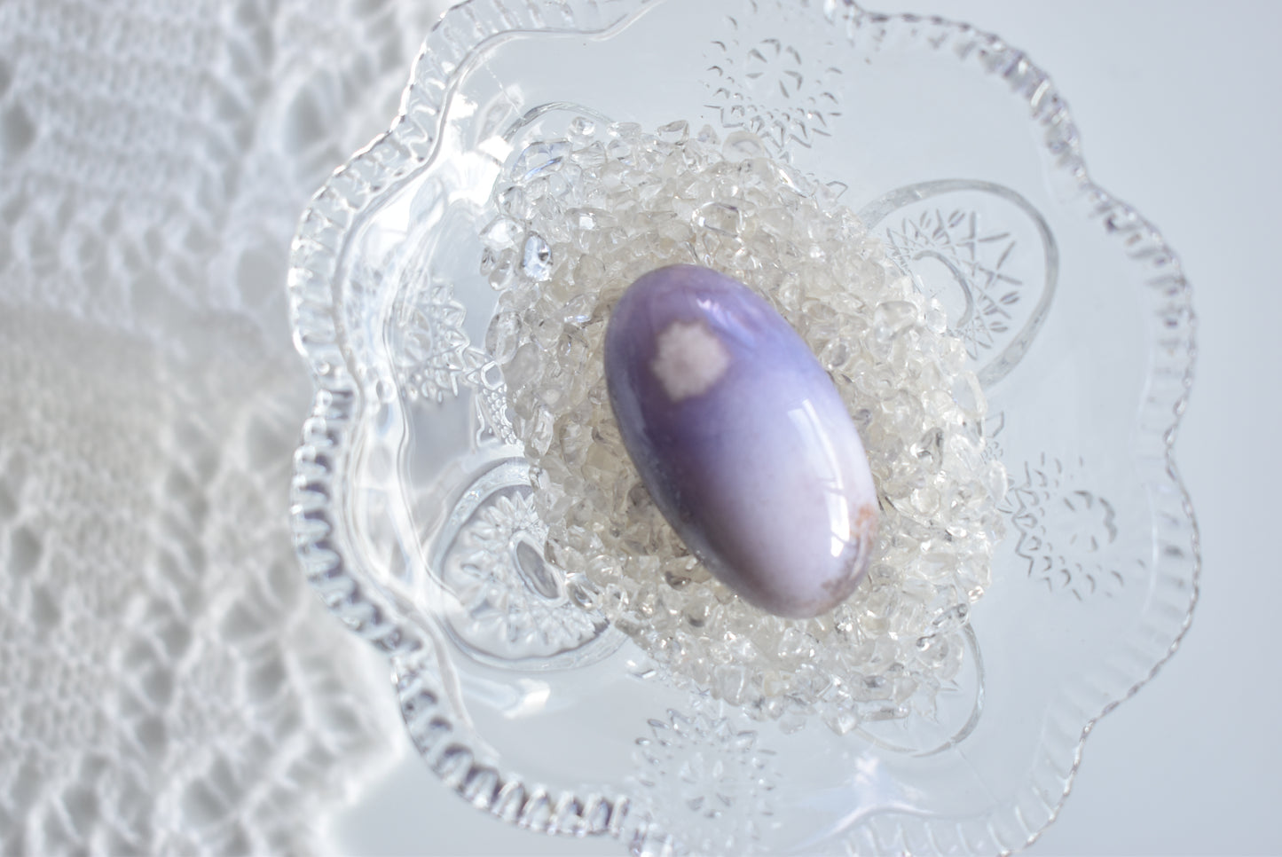 Blue Flower Agate Shiva #8