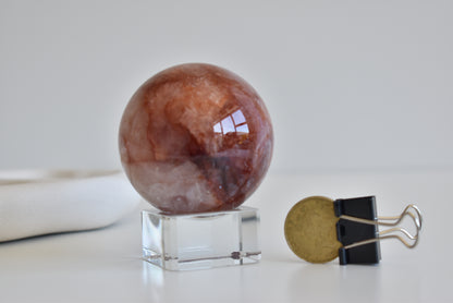 Fire Quartz Sphere #1