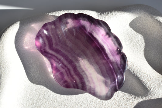 Fluorite Shell Bowl #1