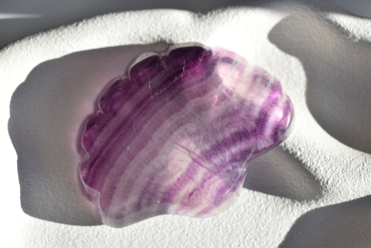 Fluorite Shell Bowl #1