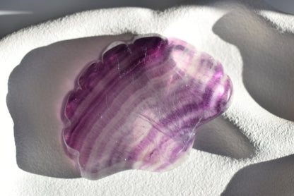 Fluorite Shell Bowl #1