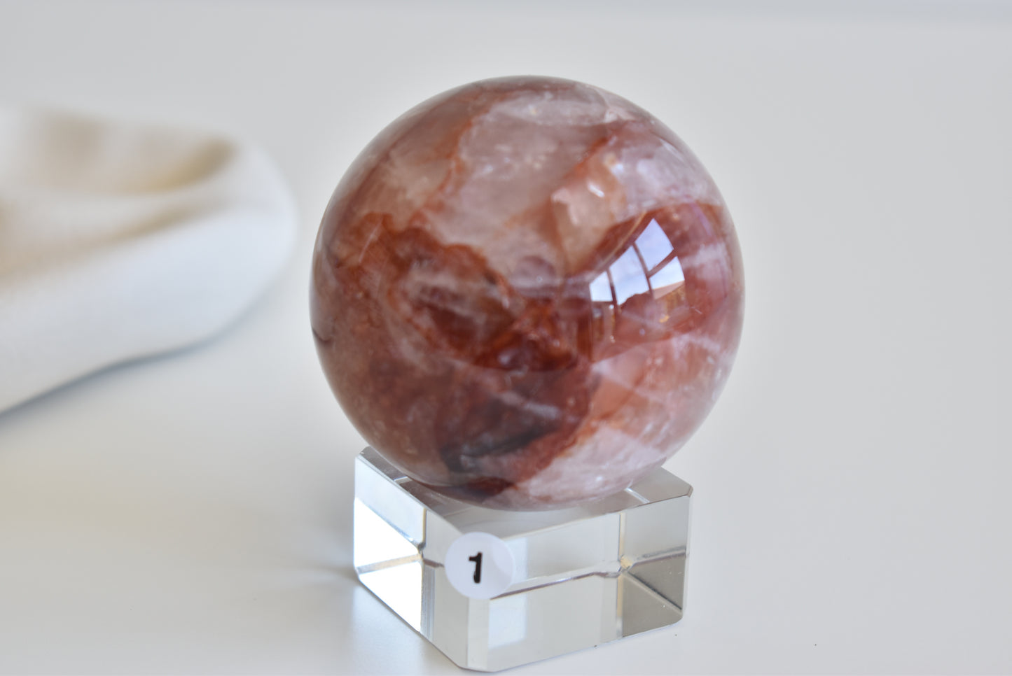 Fire Quartz Sphere #1